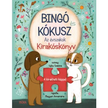   Bingó és Kókusz - Az évszakok - Saját fejlesztésű puzzle könyv - ELŐRENDELHETŐ