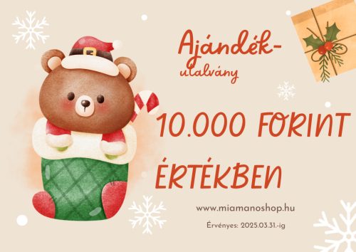 Ajándékutalvány 10000 forint értékben