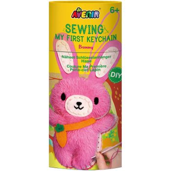 Varrható plüss kulcstartó, Nyuszi - Avenir