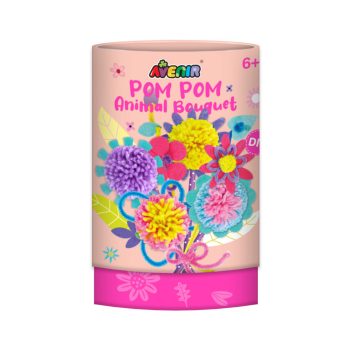  Pom-pom csokor készítő kreatív készlet, Virágok - Avenir