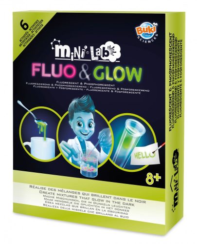 Fluoreszkáló és világító készlet Mini Lab - Buki