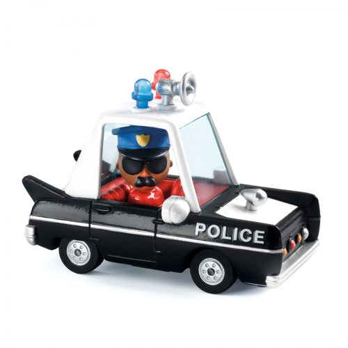 Gyors Rendőrség CRAZY MOTORS játékautó - Djeco