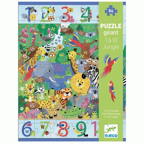 Dzsungelben Megfigyeltető puzzle, 54 darabos - Djeco