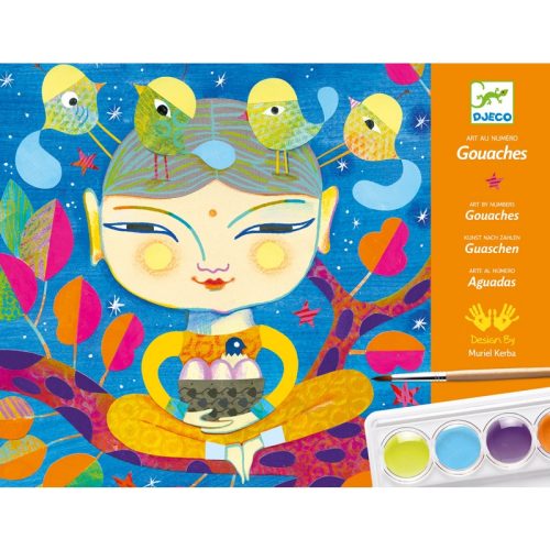 Indiai hangulat Művészeti műhely, festés - Djeco