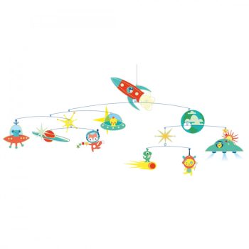 Rakéta Szélmobil függődísz - Djeco