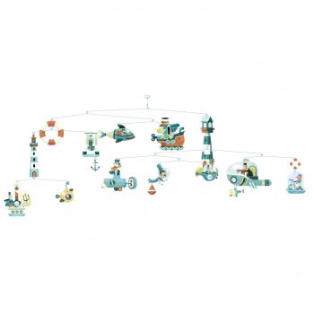 Tengeri hajók Szélmobil függődísz - Djeco