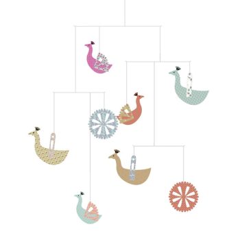 Pávák Szélmobil függődísz - Djeco