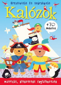 Kalózok - Matricás, öltöztetős foglalkoztató + 70 matrica	