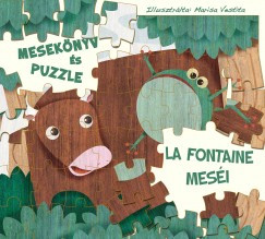 La Fontaine meséi - mesekönyv és puzzle 