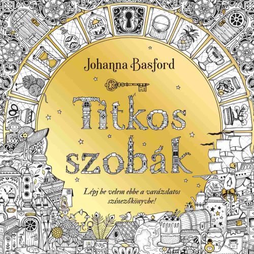 Titkos Szobák - Színezőkönyv mesébe illő rajzokkal