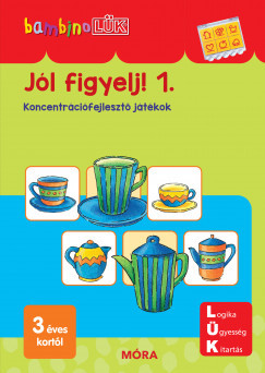 Jól figyelj 1. - Koncentrációfejlesztő játékok	