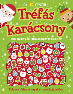 Így készül! - Tréfás karácsony - Pufi matricás foglalkoztatókönyv	