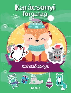 Karácsonyi forgatag - Színezőkönyv	