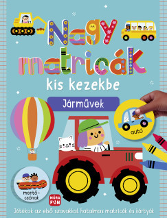 Nagy matricák kis kezekbe - Járművek 