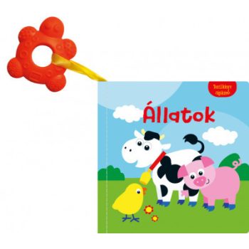 Textilkönyv rágókával - Állatok 