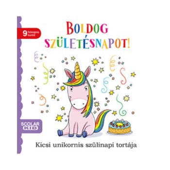    Boldog születésnapot! – Kicsi unikornis szülinapi tortája