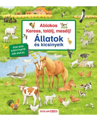  Ablakos Keress, találj, mesélj! Állatok és kicsinyeik