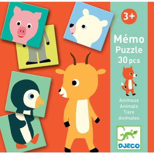 Állati feles Memóriajáték - Djeco