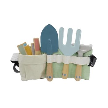 Kerti szerszámok övben - kék