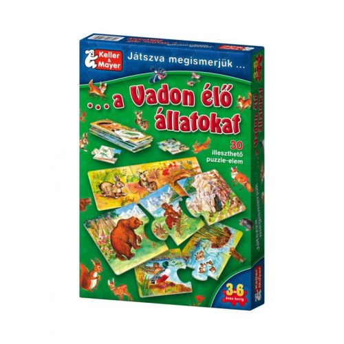 Játszva megismerjük a vadon élő állatokat Társasjáték
